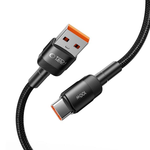 Tech-Protect UltraBoost Evo USB-C-kaapeli 100W 1m - Musta