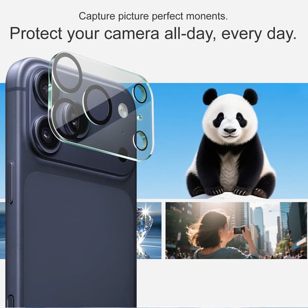 IMAK Kameraskydd Härdat Glas för iPhone 18 Pro Max - Transparent