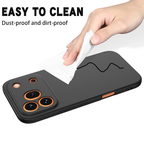 SKALO Tynd Silikone Cover til Honor 600 Pro - Sort