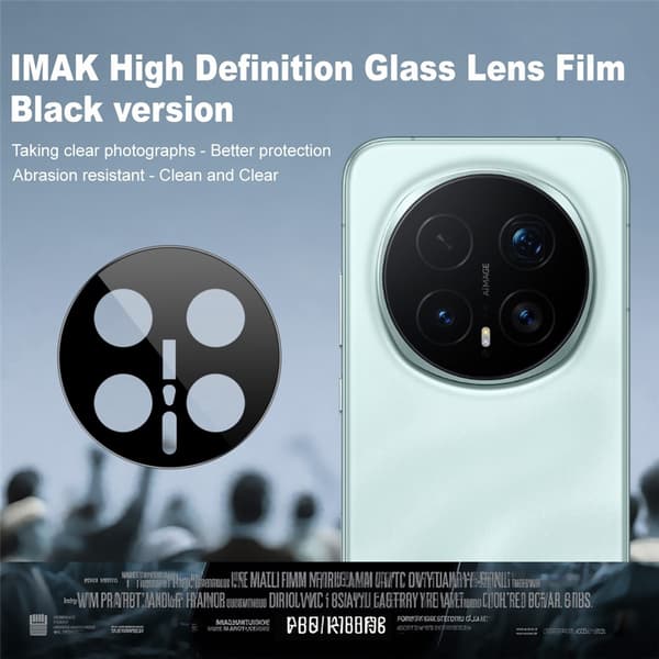 IMAK Kamerabeskyttelse af hærdet glas til Honor Magic8 Pro - Sort