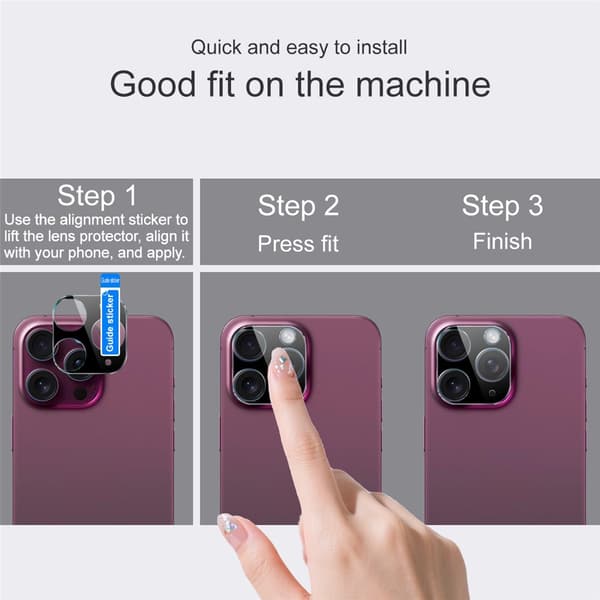 IMAK Kameraskydd Härdat Glas för Nothing Phone (4a) Pro - Svart