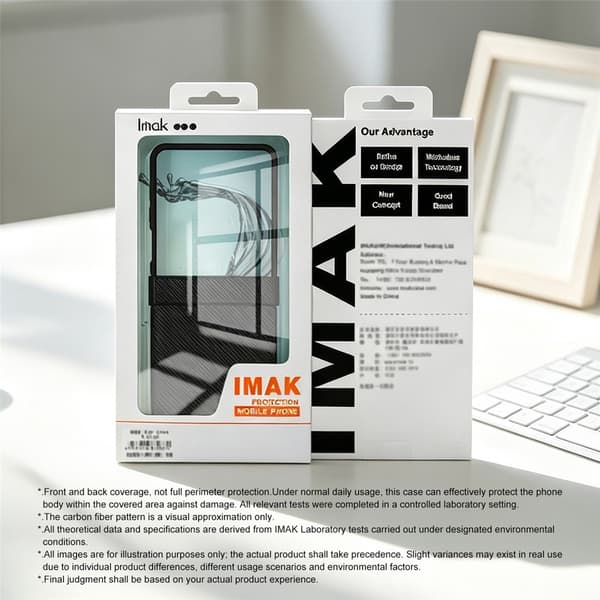 IMAK Ruiyi Series Cover til Samsung Galaxy Z Flip8 - Sort