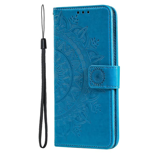 SKALO Mandala Plånboksfodral för Google Pixel 10a - Blå