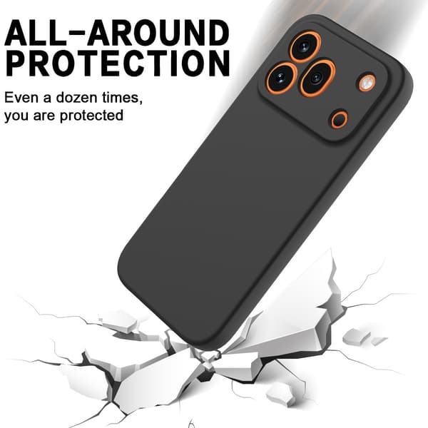 SKALO Tynd Silikone Cover til Honor 600 Pro - Sort