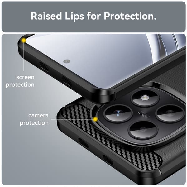 SKALO Armor Carbon Cover til Xiaomi Redmi Note 15 5G