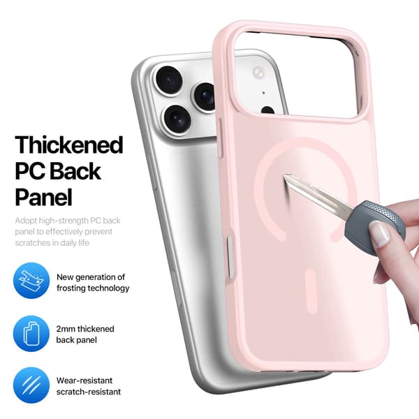 DUX DUCIS Yind Series Matte Finish Cover til iPhone 18 Pro - Pink