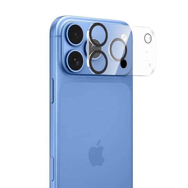 Tech-Protect Cam Fit+ Kameraskydd i Härdat glas för iPhone 18 Pro Max - Transparent