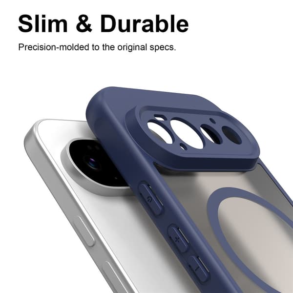 SKALO Mat Hybrid Cover til Google Pixel 11 Pro - Blå
