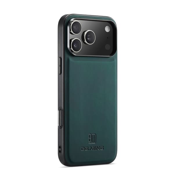 DG MING Premium PU-læder Hybrid Cover til iPhone 18 Pro - Grøn