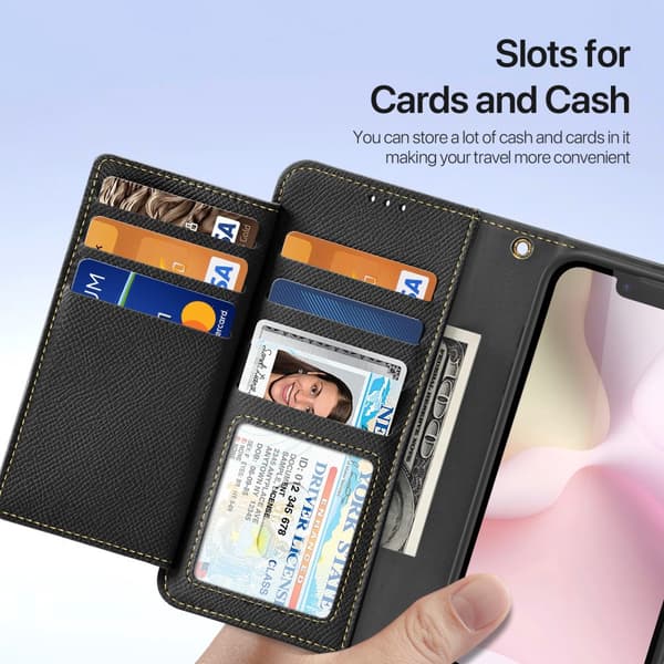 DUX DUCIS Lawa Series Flip Cover til iPhone 17e - Sort