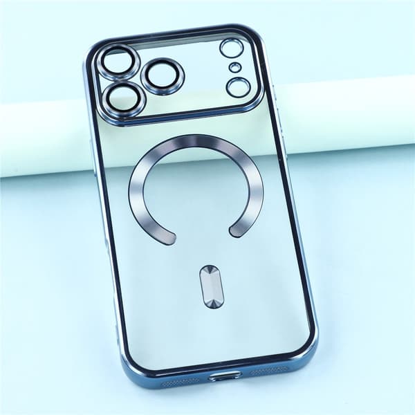SKALO Metallic TPU Skal för iPhone 17 Pro Max - Blå
