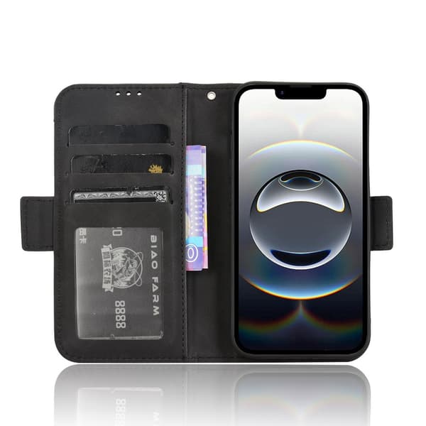 SKALO 6-RUM Flip Cover til iPhone 17e - Sort