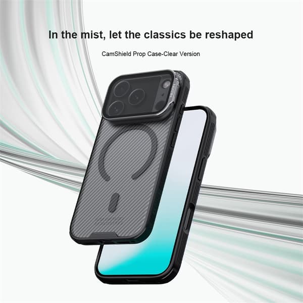 NILLKIN Camshield Prop Magnetic Series Cover til iPhone 18 Pro - Sort