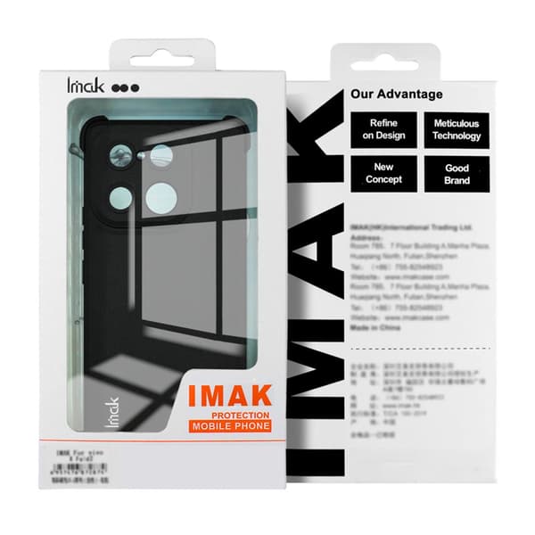 IMAK Drop Proof Matte TPU Cover til Samsung Galaxy A27 5G - Sort