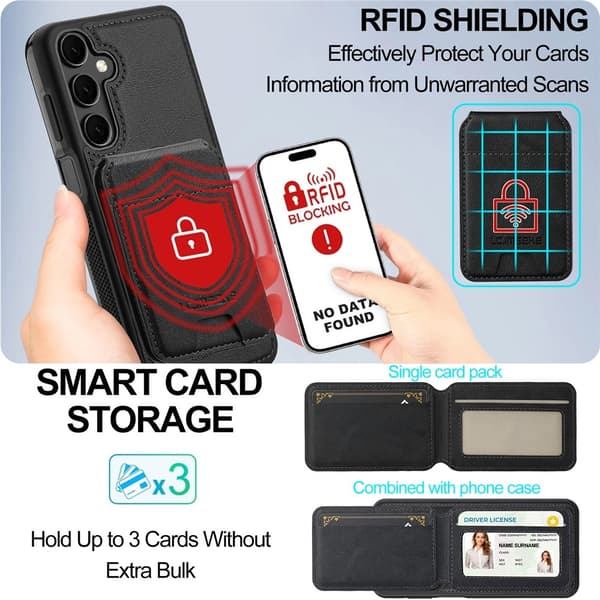 SKALO Samsung A17 LC.IMEEKE L3 Cover - Sort