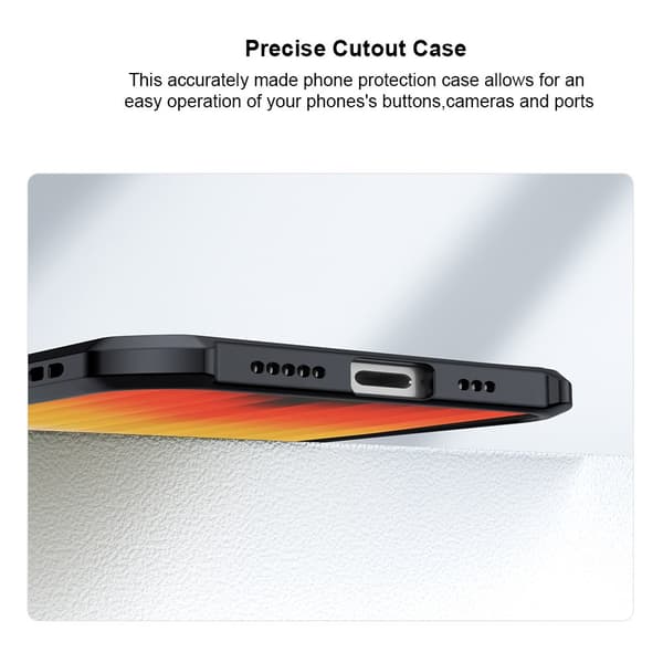 XUNDD Beatle Series Cover til iPhone 17e - Sort