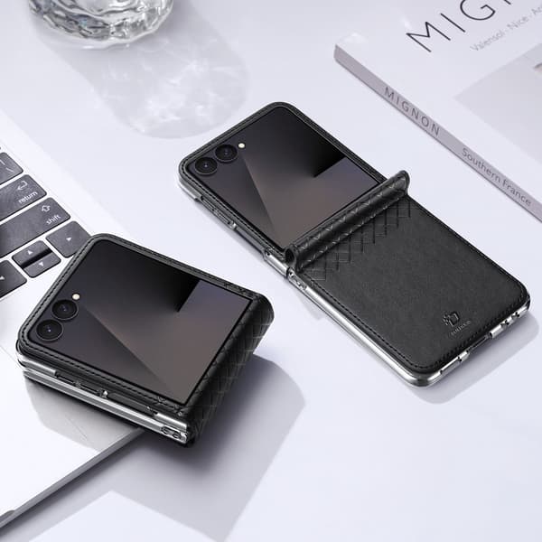 DUX DUCIS Bril Series Cover til Samsung Galaxy Z Flip8 - Sort