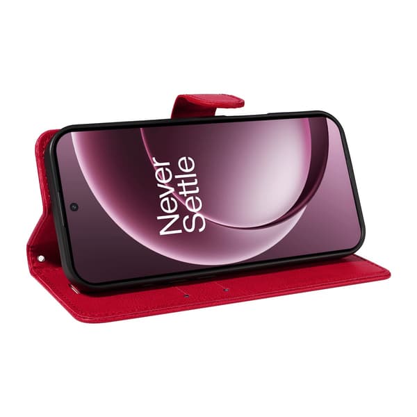 SKALO OnePlus 15 PU-läder Plånboksfodral