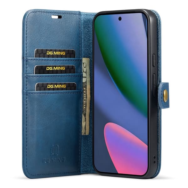 DG MING 2-i-1 Magnet Plånboksfodral för Google Pixel 11 Pro XL - Blå