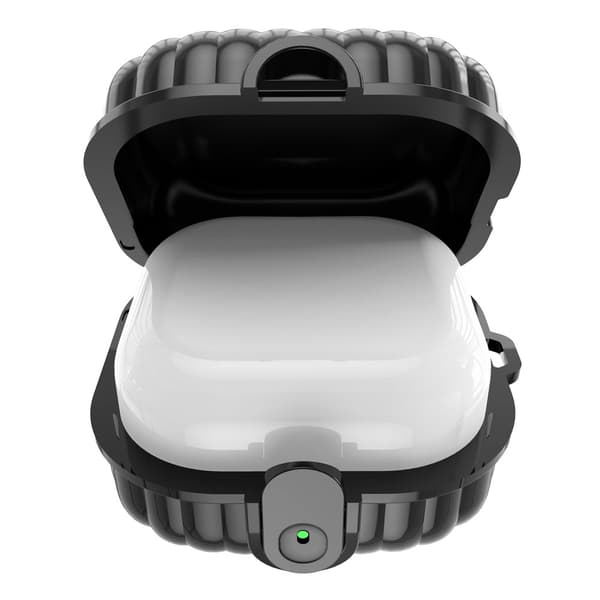 SKALO Shell Shape Cover til Samsung Galaxy Buds4 Pro - Sort