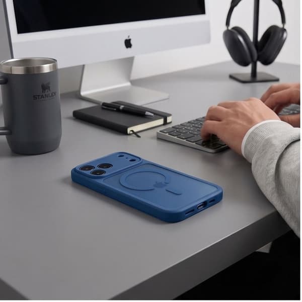 Tech-Protect BasicMag MagSafe Skal för iPhone 18 Pro - Matt Deep Blue
