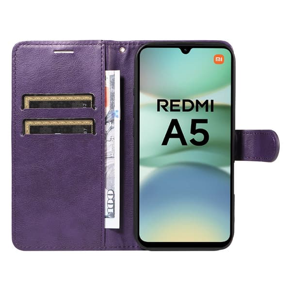 SKALO Xiaomi Redmi A5 4G PU-läder Plånboksfodral
