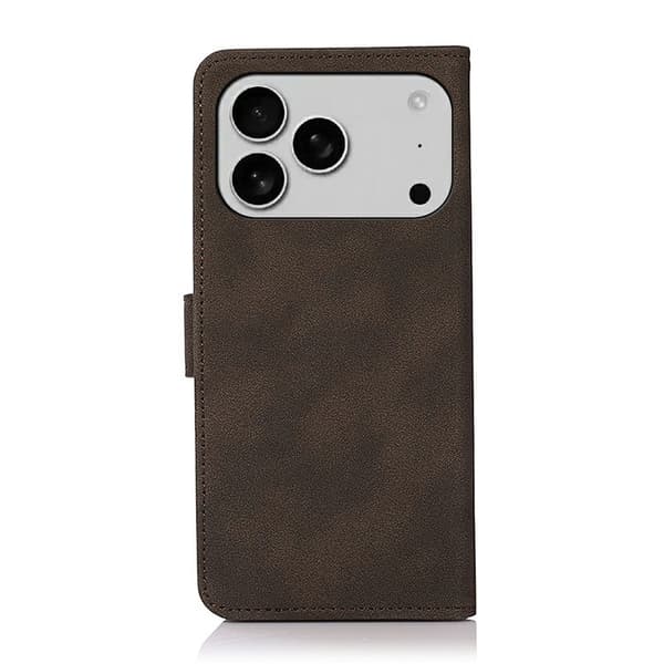 SKALO KHAZNEH Plånboksfodral för iPhone 18 Pro Max - Brun