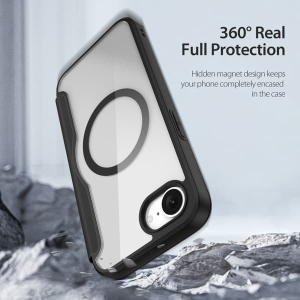 DUX DUCIS Skin X Pro Flip Cover til iPhone 17e - Sort