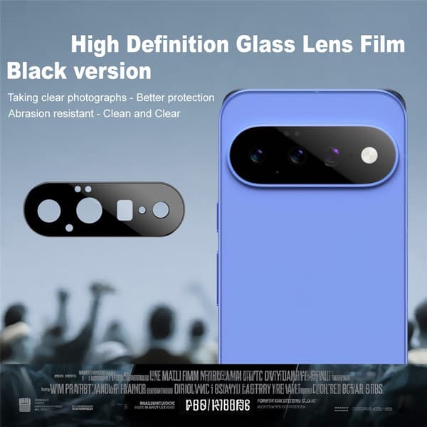 IMAK Kameraskydd Härdat Glas för Google Pixel 11 - Svart