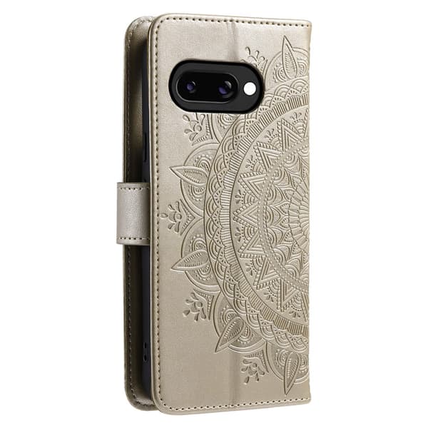 SKALO Mandala Plånboksfodral för Google Pixel 10a - Guld