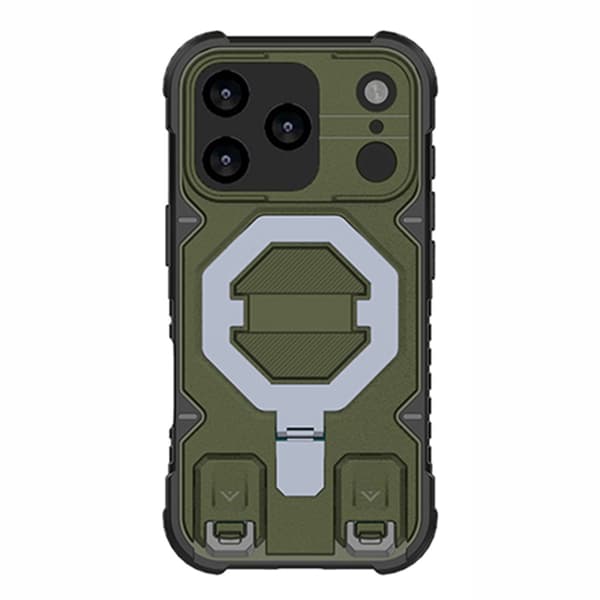 SKALO Armor Matrix Skal för iPhone 18 Pro Max - Grön