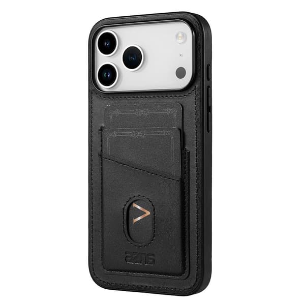 SKALO AZNS K1 Kortholder Cover til iPhone 18 Pro Max - Sort