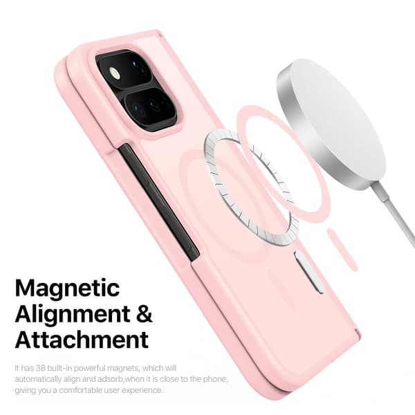 DUX DUCIS Yind Series Matte Finish Cover til Google Pixel 11 Pro Fold - Pink
