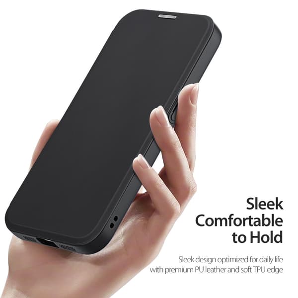 DUX DUCIS Skin X Pro Flip Cover til iPhone 17e - Sort