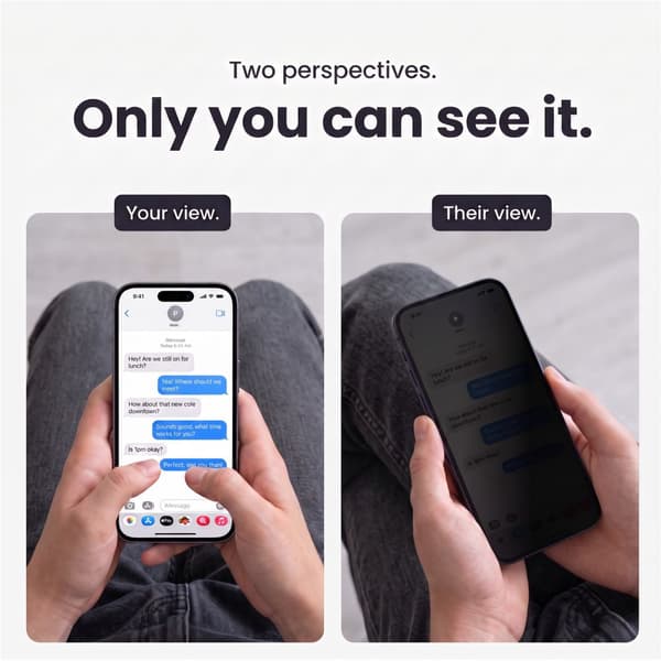 2-PACK Tech-Protect Quick Set Spy+ Privacy Skärmskydd i Härdat glas för iPhone 18 Pro Max - Svart