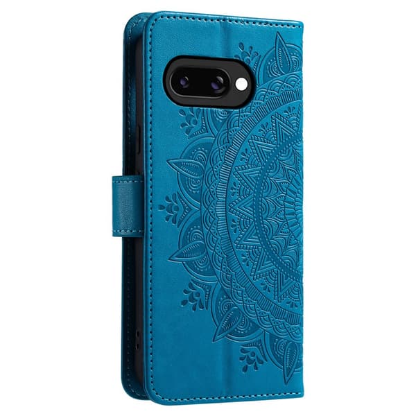 SKALO Mandala Plånboksfodral för Google Pixel 10a - Blå