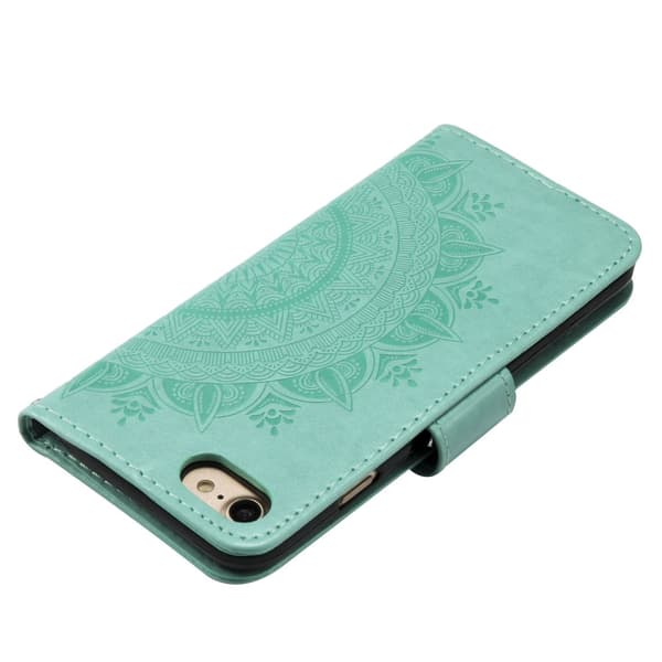 SKALO Mandala Plånboksfodral för iPhone 17e - Turkos