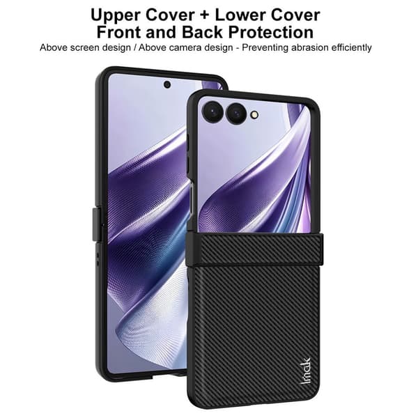 IMAK Ruiyi Series Cover til Samsung Galaxy Z Flip8 - Sort