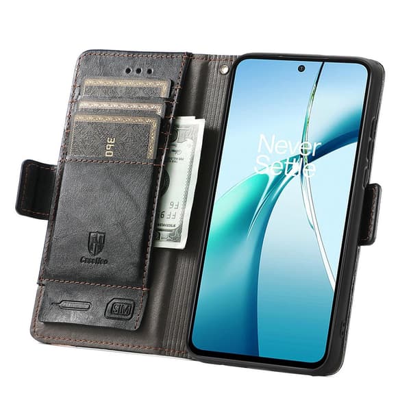SKALO CASENEO 002 Premium Flip Cover til Honor Magic8 Pro - Sort