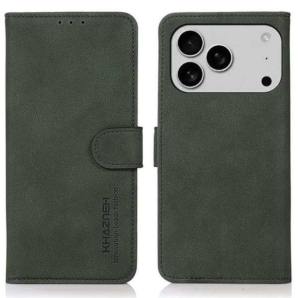 SKALO KHAZNEH Flip Cover til iPhone 18 Pro Max - Grøn