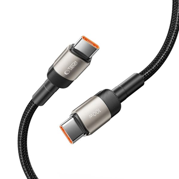 Tech-Protect UltraBoost Evo USB-C-kaapeli 100W 2m - Titanium