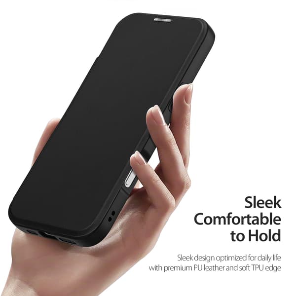 DUX DUCIS Skin X Pro Flip Cover til iPhone 18 Pro - Sort