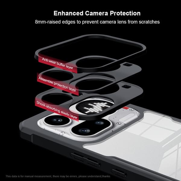 XUNDD Beatle Series Cover til Nothing Phone (4a) Pro - Sort