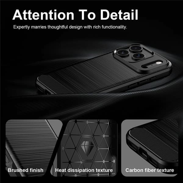 SKALO Armor Carbon  för iPhone 18 Pro Max Cover til iPhone 18 Pro Max