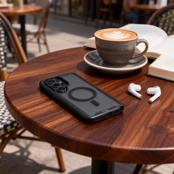 Tech-Protect Defense MagSafe 360° Cover til Samsung Galaxy S26 Ultra - Sort