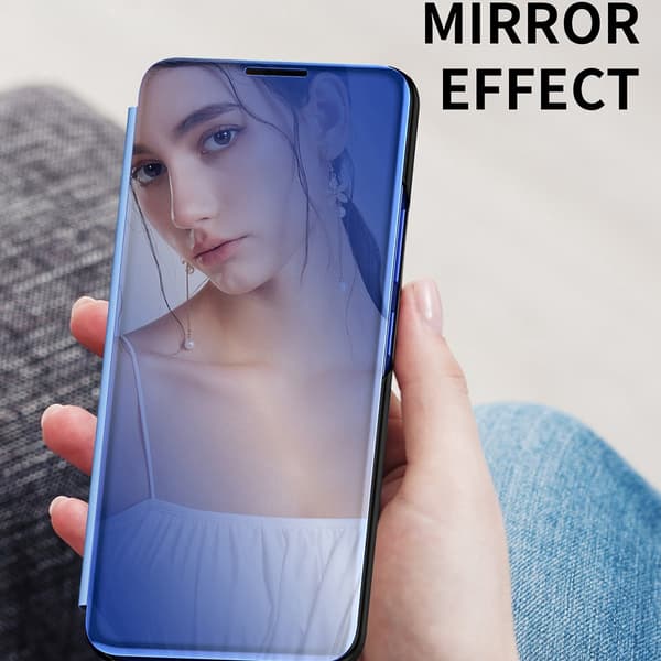 SKALO Clear View Plånboksfodral för Samsung Galaxy A37 5G - Silver