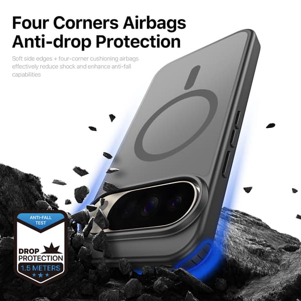 DUX DUCIS Yind Series Matte Finish Cover til Google Pixel 11 Pro XL - Sort