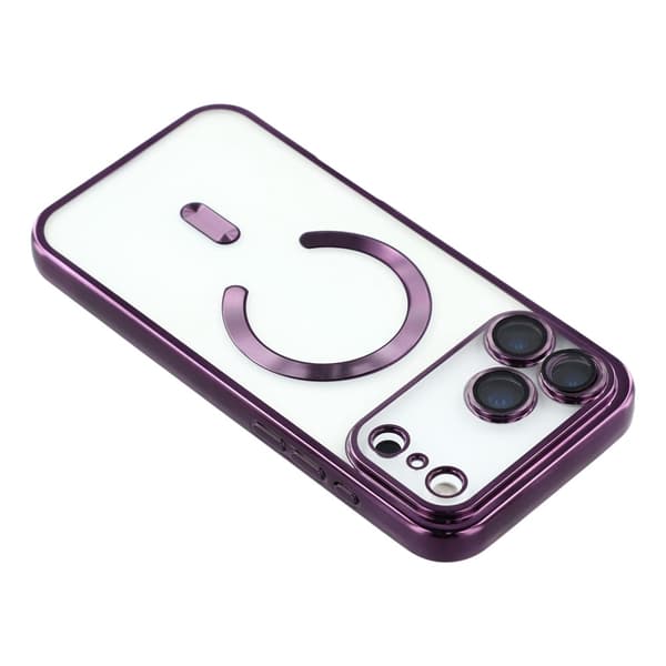 SKALO Metallic TPU Skal för iPhone 18 Pro - Lila