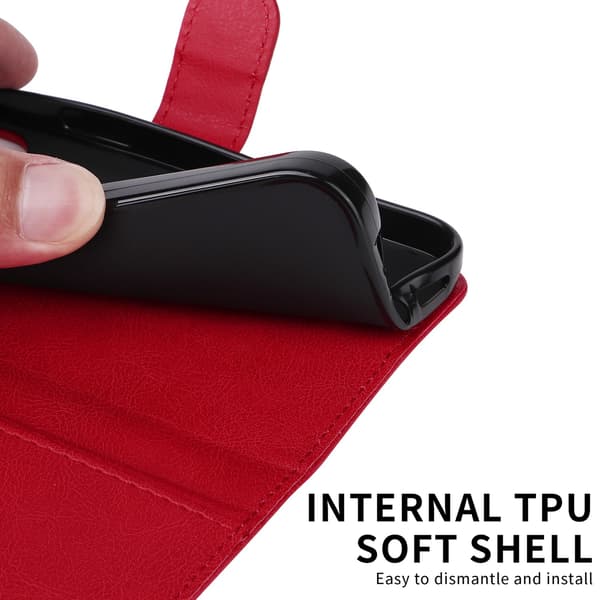 SKALO OnePlus 15 PU-läder Plånboksfodral