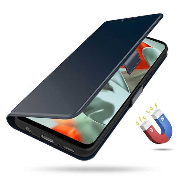 SKALO Ultratunn design Plånboksfodral för Google Pixel 11 Pro XL - Blå